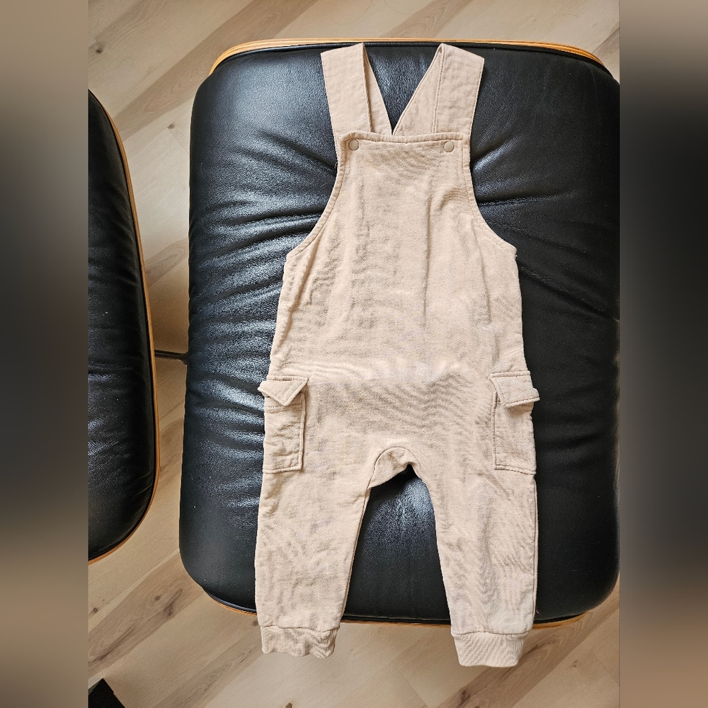 H&M 9-12mo Tan Kids Overalls